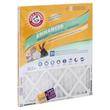 Arm & Hammer Enhanced 12000 Filter, Air, Allergen