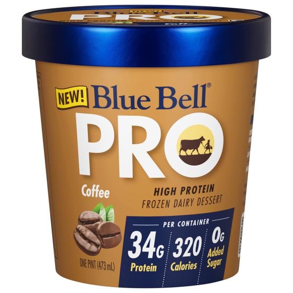 Blue Bell Pro High Protein Coffee Frozen Dairy Dessert | Publix