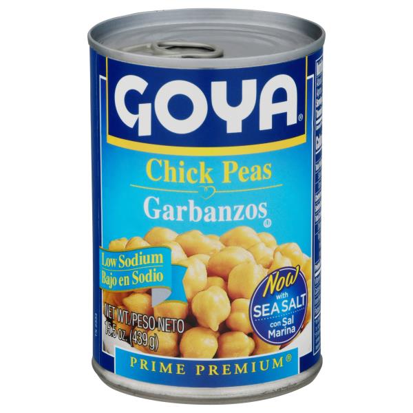 Goya Prime Premium Chick Peas, Low Sodium, Garbanzos Publix Super Markets