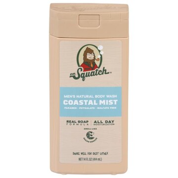 Dr. Squatch Men's Natural Coastal Mist Body Wash