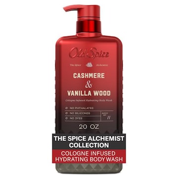Old Spice Spiced Alchemy Body Wash for Men, Cashmere and Vanilla Wood, 20oz