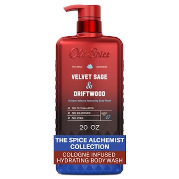 Old Spice Spiced Alchemy Body Wash for Men, Velvet Sage and Driftwood, 20oz