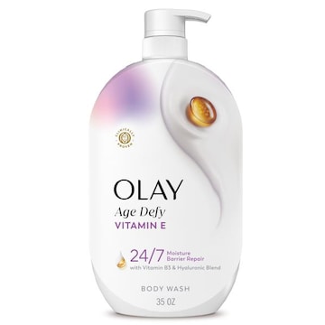 Olay Age Defying Ultra Moisture Body Wash with Vitamin E, Vitamin B3 and Hyaluronic Blend, 35oz