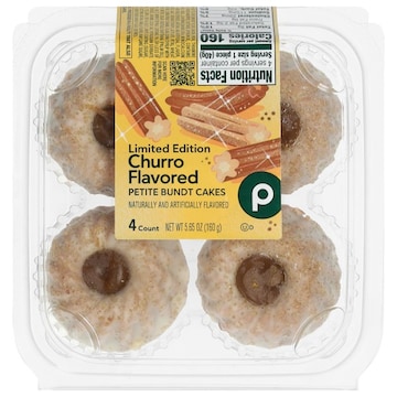 Churro Flavored Petite Bundt Cakes