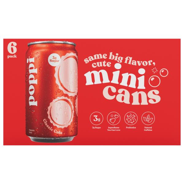 Poppi Prebiotic Classic Cola Mini Soda | Publix Super Markets