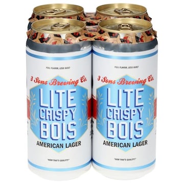 3 Sons Brewing Co. American Lager Lite Crispy Bois Beer