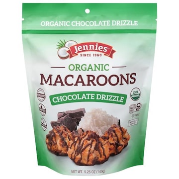 Jennies Organic Chocolate Drizzle Macaroons