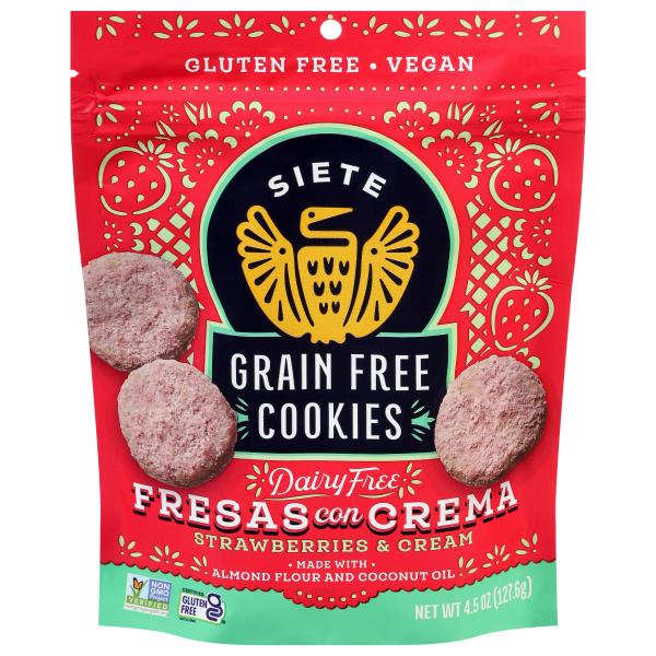 Siete Grain Free Strawberries & Cream Cookies | Publix Super Markets