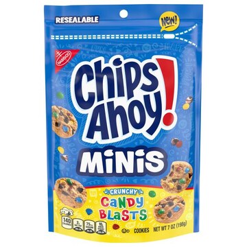 Chips Ahoy! Crunchy Candy Blasts Minis Cookies