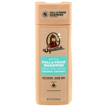 Dr. Squatch Men's Natural Full & Thick Coconut Shampoo