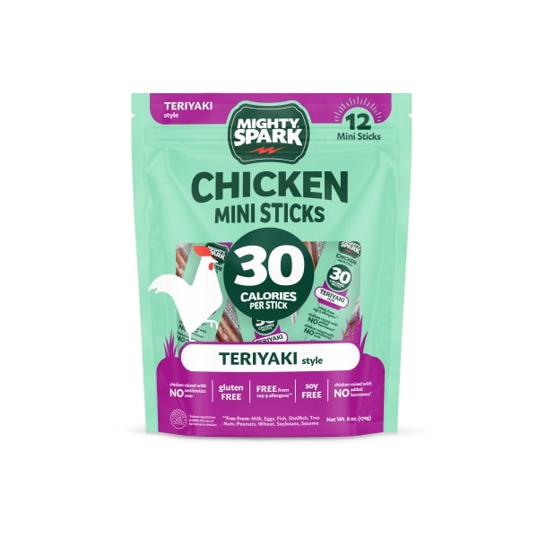 本日特別価格‼️ 極美品❤️希少 th products DY Short MA-1 Mighty Spark Teriyaki Mini Chicken Sticks, 12 Count, 0.5 Ounce