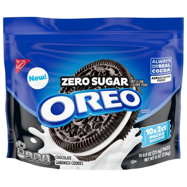 Oreo Zero Sugar Chocolate Sandwich Cookies | Publix Super Markets