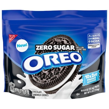 Oreo Zero Sugar Chocolate Sandwich Cookies