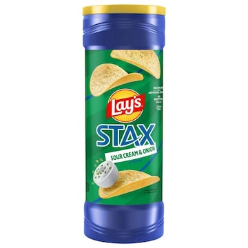 Lay's Stax Sour Cream & Onion Flavored Potato Crisps
