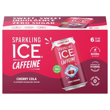 Sparkling Ice Caffeine Zero Sugar Cherry Cola Sparkling Water
