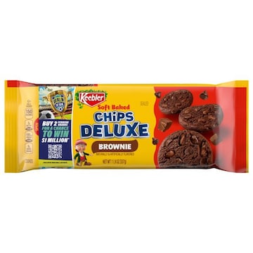 Keebler Chips Deluxe Soft Baked Brownie Cookies