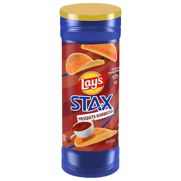 Lay's Stax Mesquite Barbecue Potato Crisps