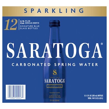 Saratoga Sparkling Carbonated Spring Water