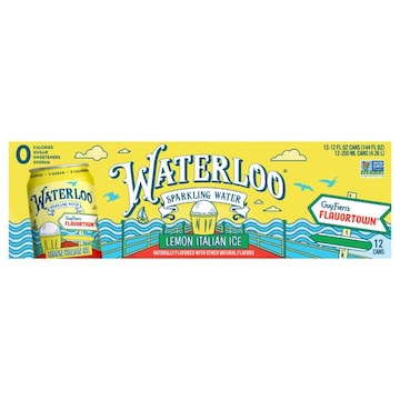 Waterloo Lemon Italian Ice Sparkling Water