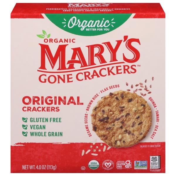 Mary's Gone Crackers Original Organic Crackers | Publix Super Markets