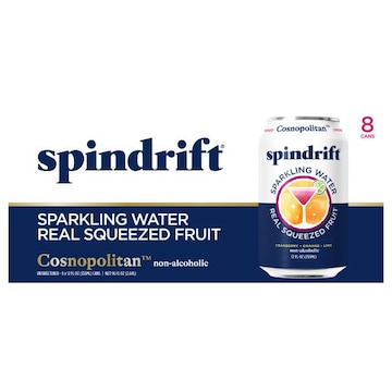 Spindrift Unsweetened Non-Alcoholic Cosnopolitan Sparkling Water
