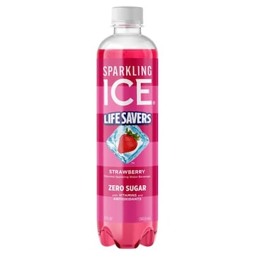 Sparkling Ice Life Savers Lifesavers Strawberry 17oz Bottles