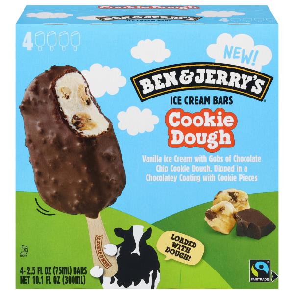 Ben & Jerry's Cookie Dough Ice Cream Bars | Publix Super Markets