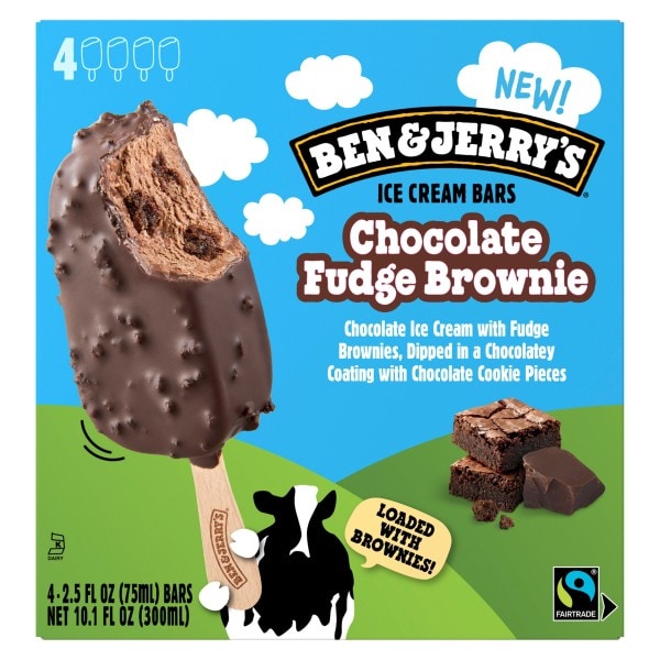 Ben & Jerry's Chocolate Fudge Brownie Ice Cream Bars | Publix