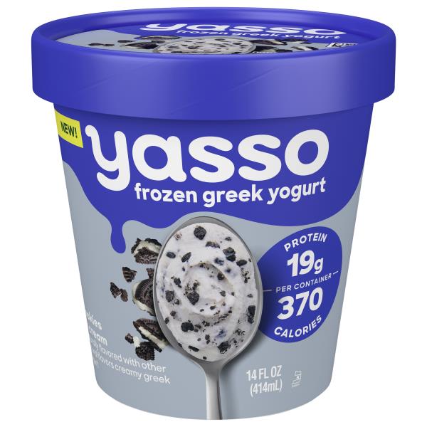 ヨーギラス (渦有り)と闘エネルギー　マクドナルドオリジナル ミニマム★パック Yasso Frozen Greek Cookies 'n Cream Yogurt | Publix Super Markets