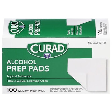 CURAD Topical Antiseptic Medium Alcohol Prep Pads
