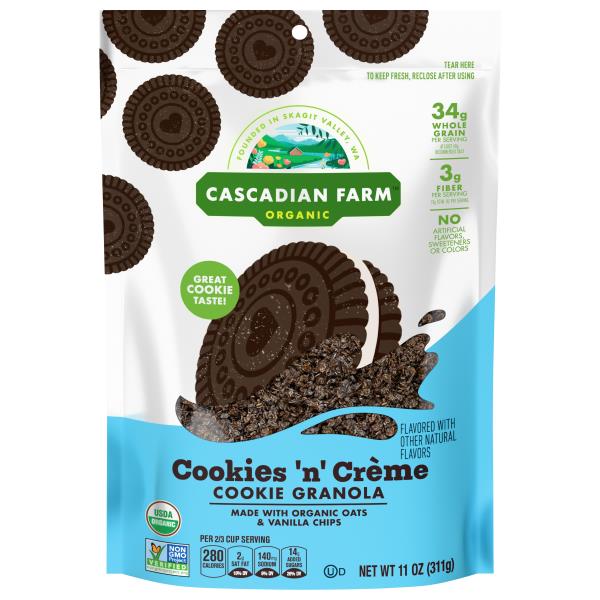 Cascadian Farm Organic Cookies 'n' Cream Cookie Granola | Publix