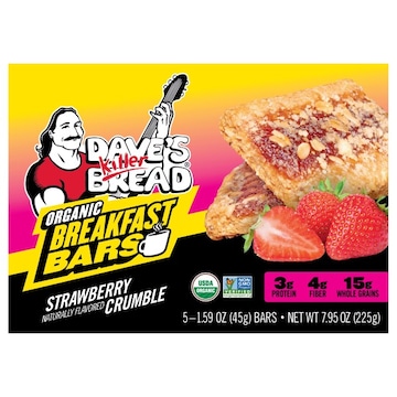 Dave's Killer Bread Organic Strawberry Crumble Breakfast Bars