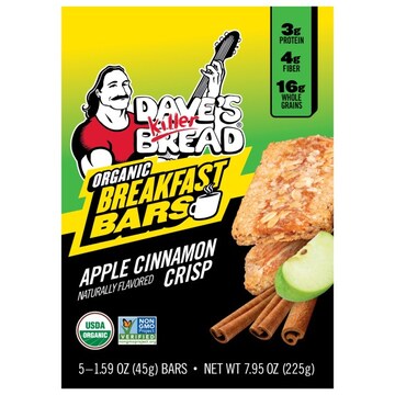 Dave's Killer Bread Organic Apple Cinnamon Crisp Breakfast Bars