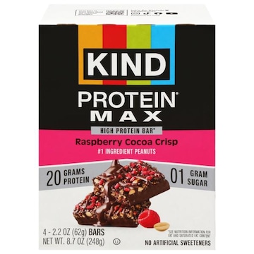 Kind Protein Max Raspberry Cocoa Crisp Bars