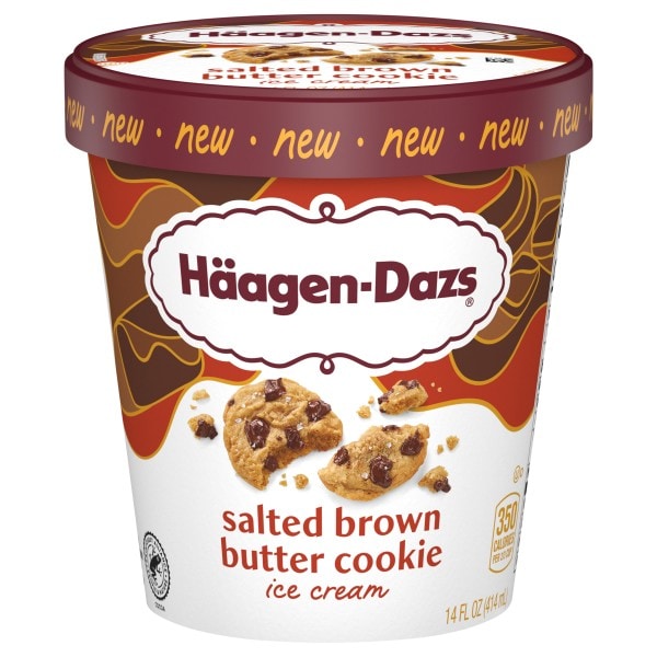 Haagen-Dazs Salted Brown Butter Cookie Ice Cream | Publix Super