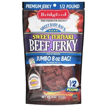 Bridgford Sweet Teriyaki Beef Jerky Jumbo Bag!