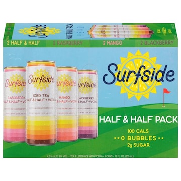 Surfside Assorted Vodka Half & Half Pack