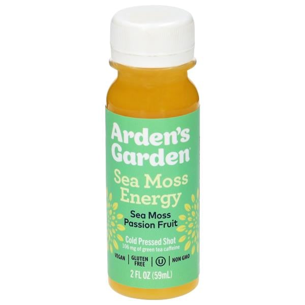 Arden's Garden Sea Moss Energy, Sea Moss Passion Fruit Cold
