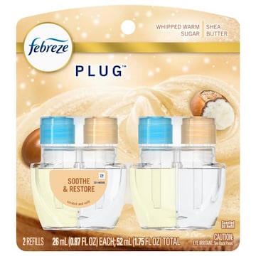 Febreze Plug Soothe & Restore Scented Oil Refills