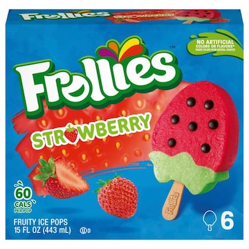 Frollies Strawberry Fruity Ice Pops