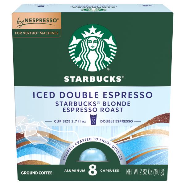 Starbucks Coffee, Ground, Blonde Espresso Roast, Iced Double