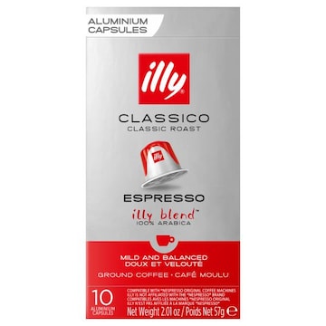 Illy Aluminum Capsules Classic Roast Ground Coffee