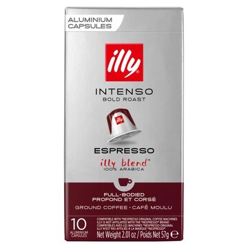 Illy Aluminum Capsules Bold Roast Ground Coffee