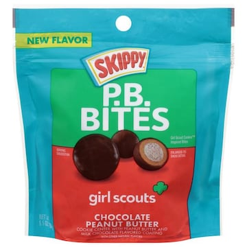 Skippy Girls Scouts Chocolate Peanut Butter P.B. Bites