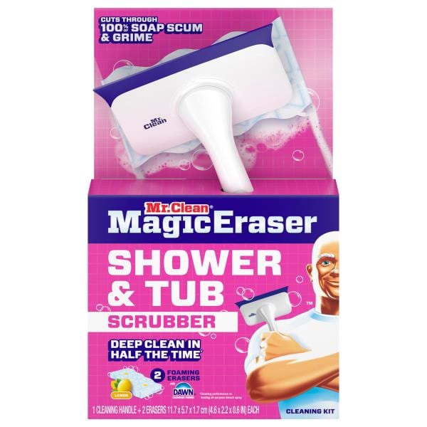 Mr. Clean Magic Eraser Shower & Tub Scrubber Cleaning Kit | Publix