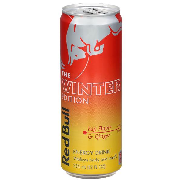 Red Bull Winter Edition Energy Drink, Fuji Apple & Ginger, 12 fl