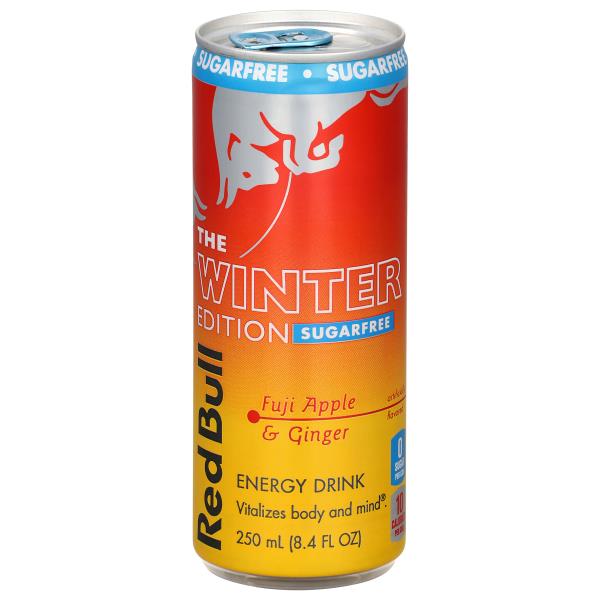 Red Bull The Winter Edition Sugarfree Fuji Apple & Ginger Energy