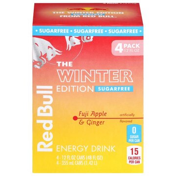 Red Bull The Winter Edition Sugarfree Fuji Apple & Ginger Energy Drink