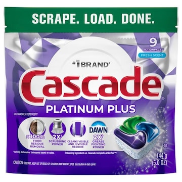 Cascade Platinum Plus Fresh Scent Dishwasher Detergent