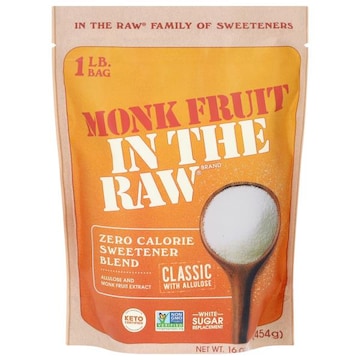 In the Raw Zero Calorie Sweetener Blend Classic with Allulose Monk Fruit